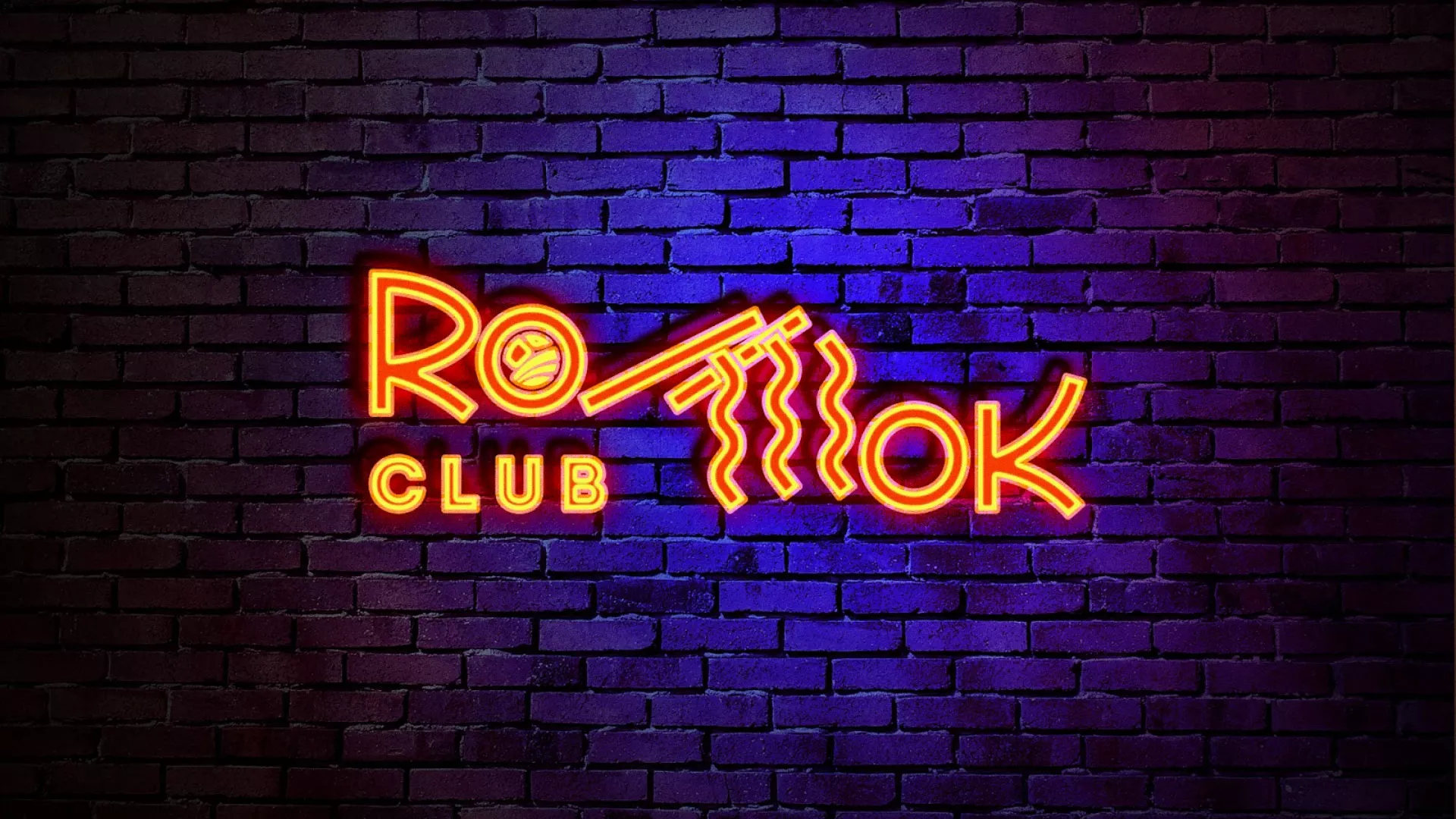Разработка интерьерной вывески суши-бара «Roll Wok Club» в Колпино